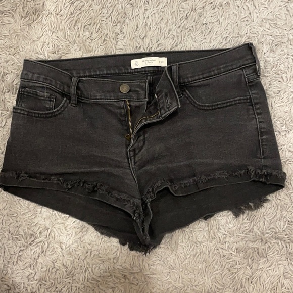 Abercrombie & Fitch Pants - Abercrombie Black Jean Shorts